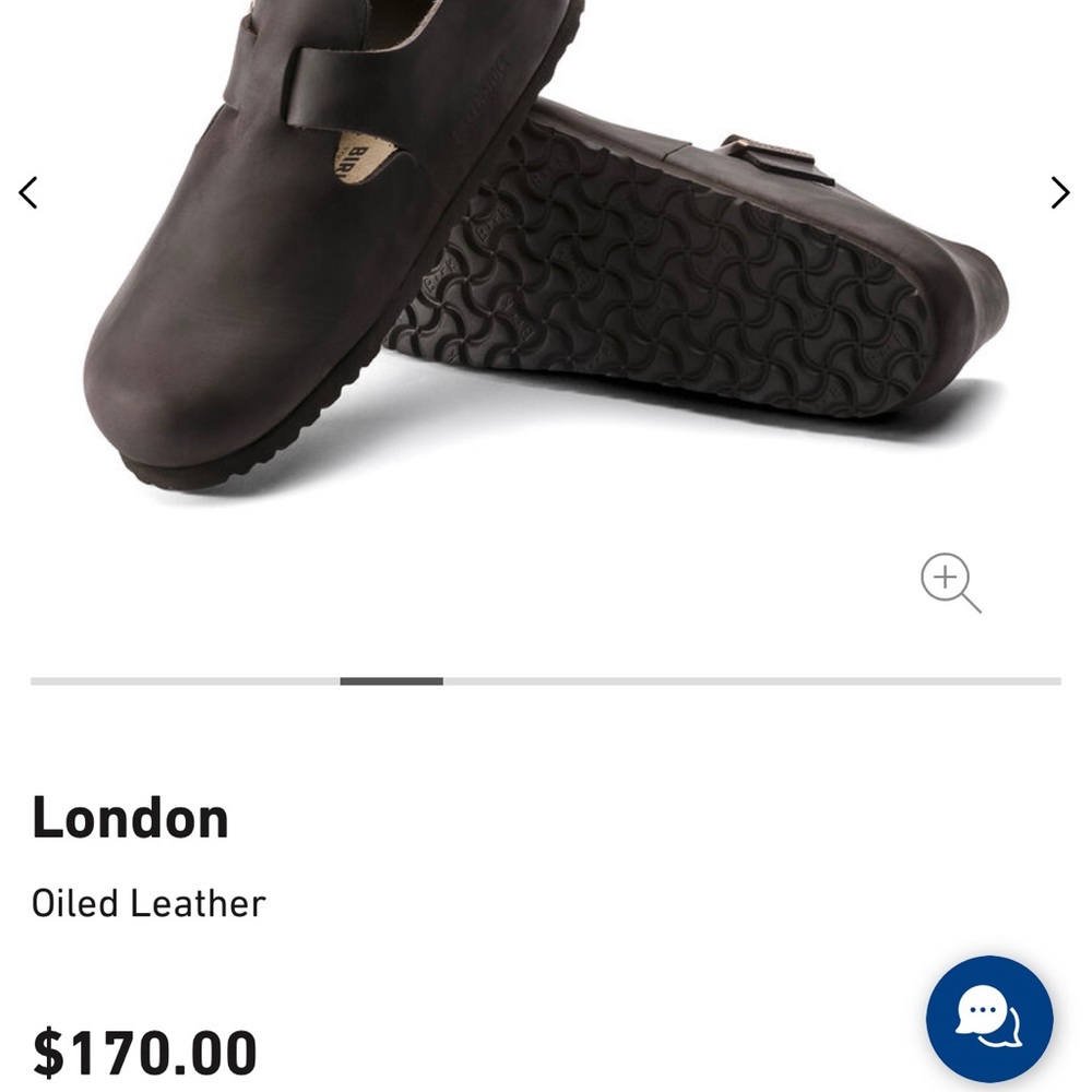 London Oiled Leather Birkenstock size36